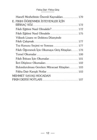 Fıkha Dair - Faruk Beşer