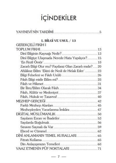 Fıkıh Penceresinden 1 - Faruk Beşer