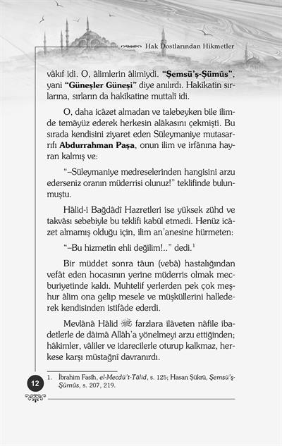 Halid-i Bağdadi - Osman Nuri Topbaş