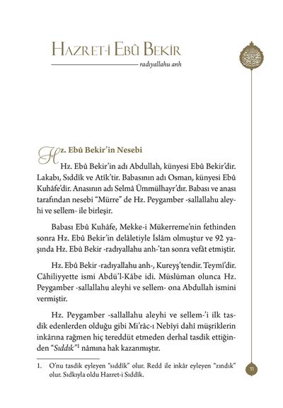 Hazreti Ebu Bekir Sıddık - Mahmud Sami Ramazanoğlu