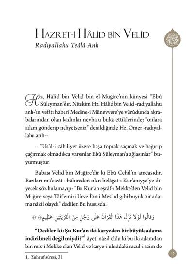 Hazreti Halid Bin Velid - Mahmud Sami Ramazanoğlu