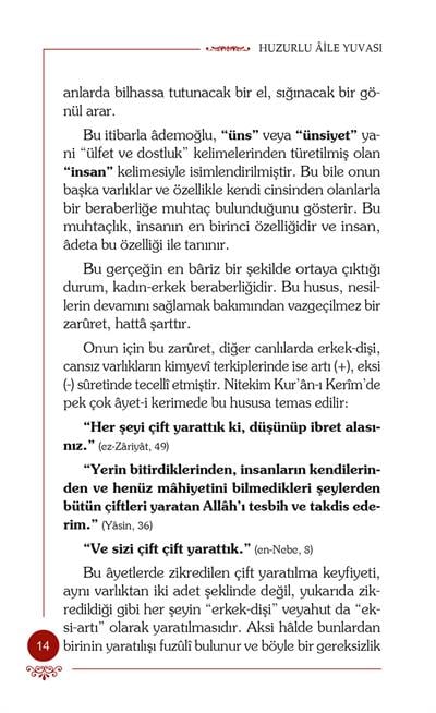 Huzurlu Aile Yuvası - Osman Nuri Topbaş