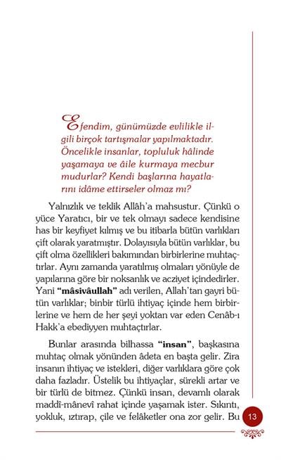 Huzurlu Aile Yuvası - Osman Nuri Topbaş