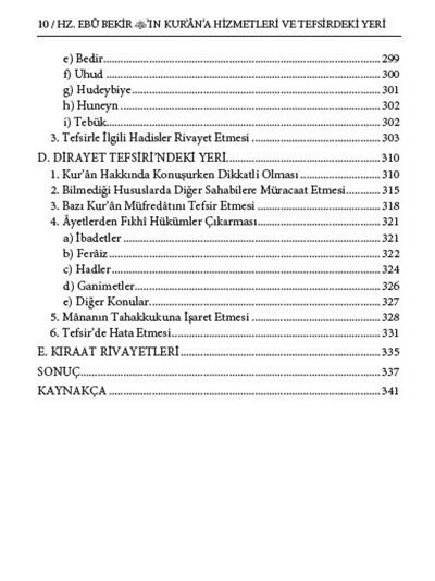 Hz. Ebu Bekirin Kurana Hizmetleri ve Tefsirdeki Yeri - Doç. Dr. Murat Kaya
