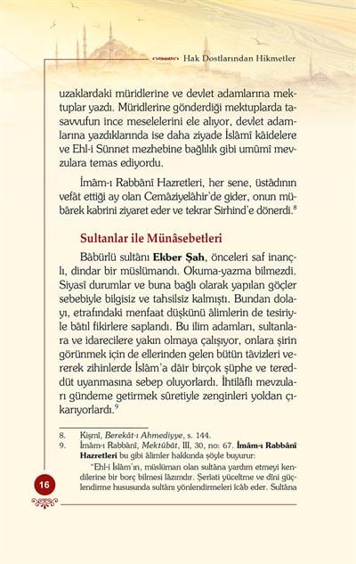 İmam-ı Rabbani Rahmetullahi Aleyh - Osman Nuri Topbaş