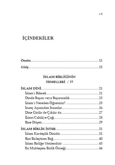 İslam Birliği - Cemal Nar 