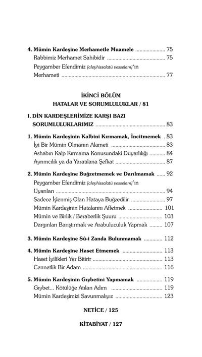 İslam Kültüründe Kardeşlik Ruhu - Semih Yolaçan
