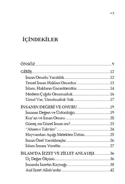 İslamda İnsan Onuru Ve Çağa Yansıması - Cemal Nar