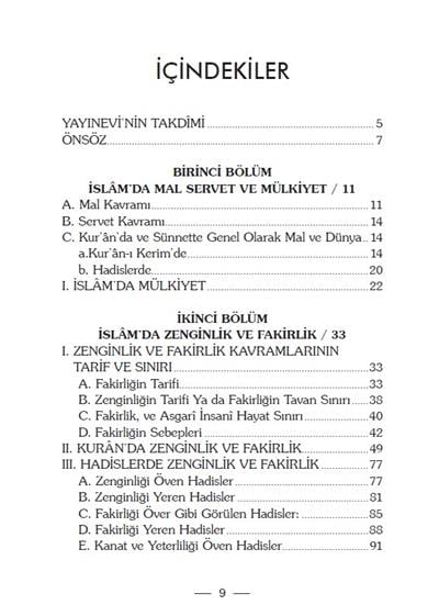 İslamda Zenginlik Ve Fakirlik - Faruk Beşer