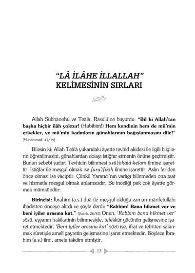 Kelime-i Tevhidin Sırları - Fahreddin Râzî