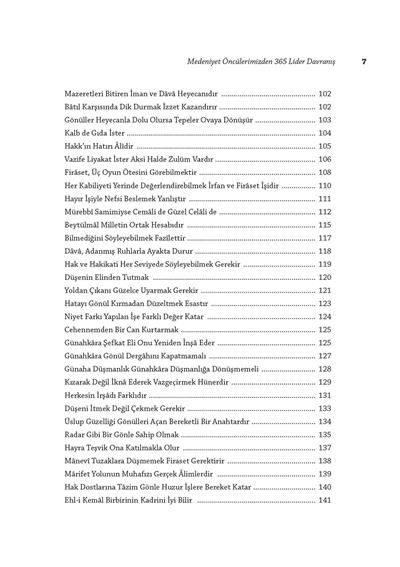 Medeniyet Öncülerimizden 365 Lider Davranış - Dr. Adem Ergül