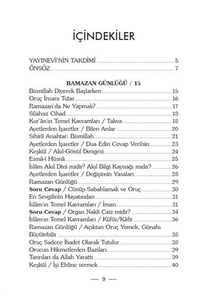 Ramazan Günlüğü - Faruk Beşer
