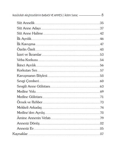Rasulullah Aleyhi̇sselamın Babası Ve Annesi̇ - Adem Saraç