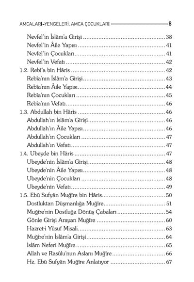 Rasulullah Aleyhisselamın Amcaları Yengeleri Ve Amca Çocukları - Adem Saraç