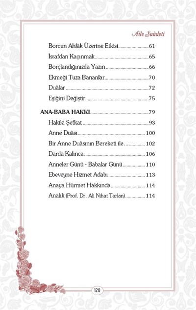 Rehber Kitaplar Serisi - 4 / Aile Saadeti - Musa Topbaş