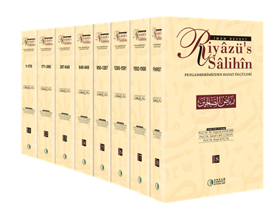Riyazüs Salihin - Sempatik Boy Karton Kapak  - (8 cilt - 11 x 18 Ebat ) - İmam Nevevi