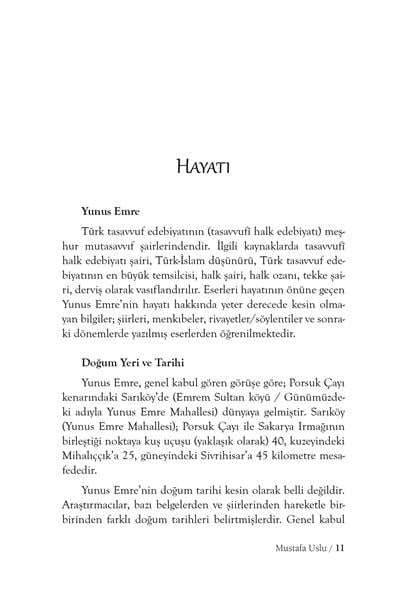 Yunus Emre - Mustafa Uslu