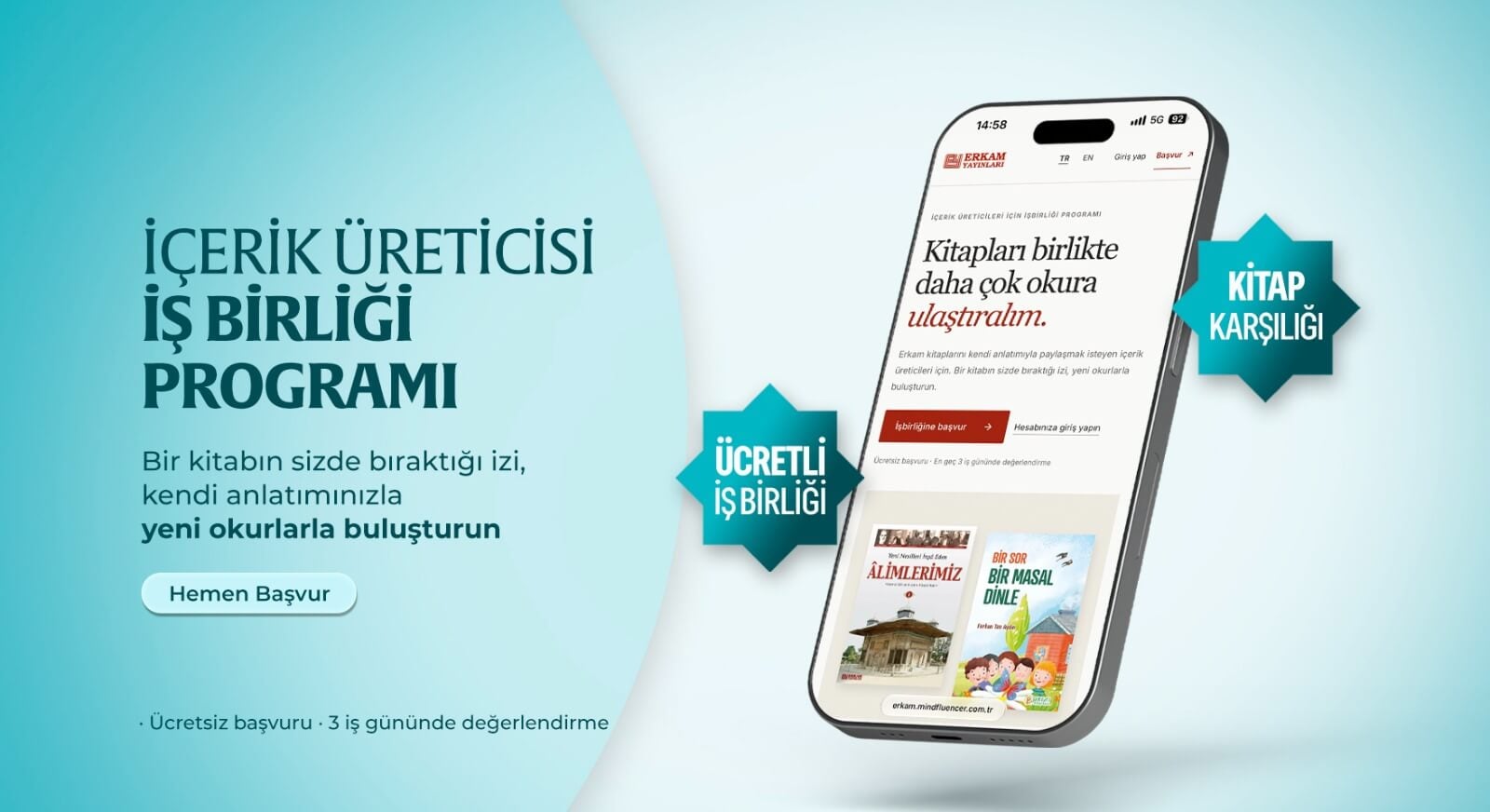 Erkam Yayınları İş Birliği