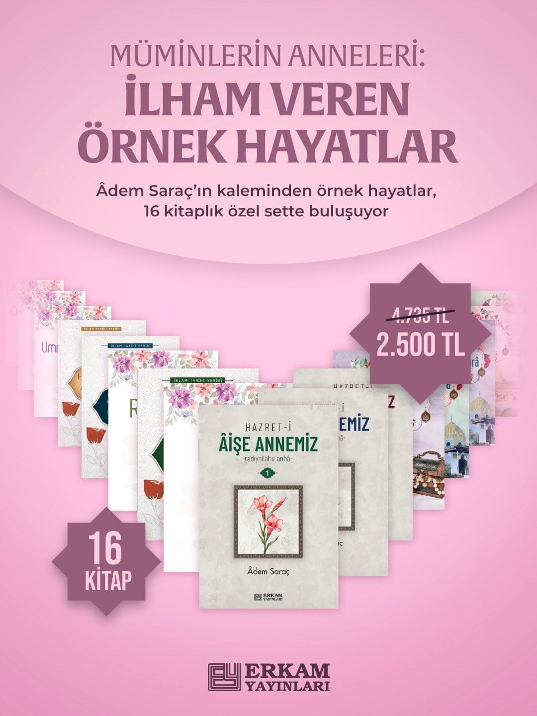 Asrı Saadetden Annelerimiz  16  Kitap Set-