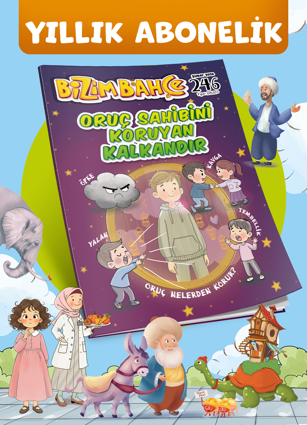 Bizim Bahçe Dergisi Yurtiçi Abonelik - Yıllık-Bizim Bahçe Dergisi Yurtiçi Abonelik - Yıllık - Erkam Yayınları