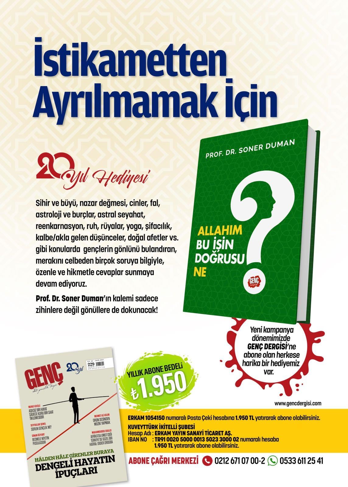 Genç Dergisi Abonelik - Yurtiçi (Türkçe)