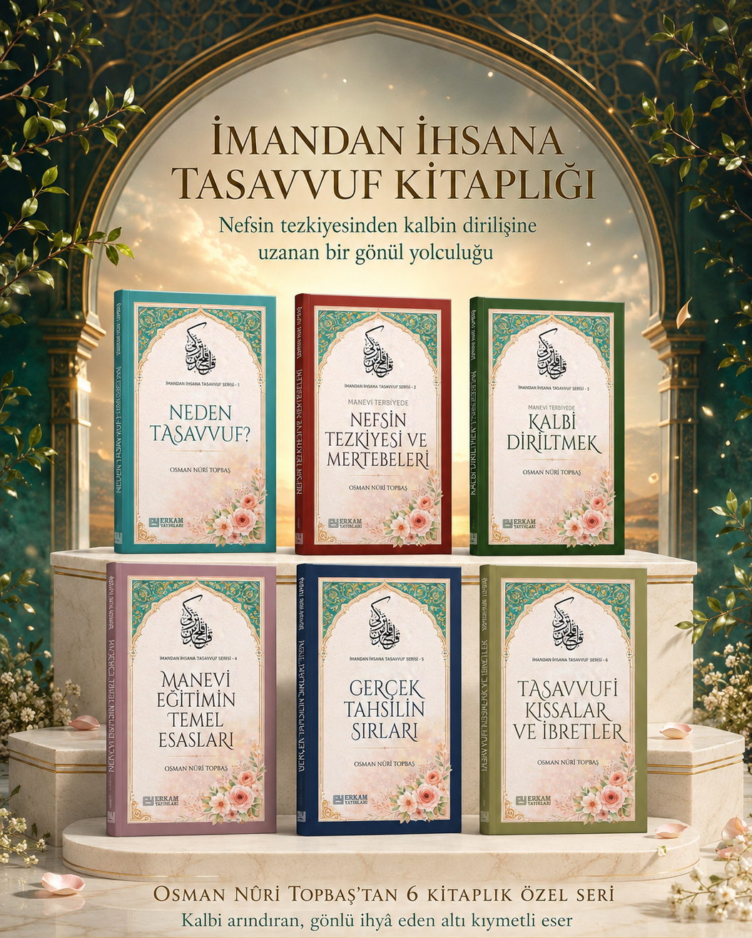 İmandan İhsana Tasavvuf Serisi 6 Kitap Set - Osman Nuri Topbaş-İmandan İhsana Tasavvuf Serisi 6 Kitap Set - Osman Nuri Topbaş - Erkam Yayınları