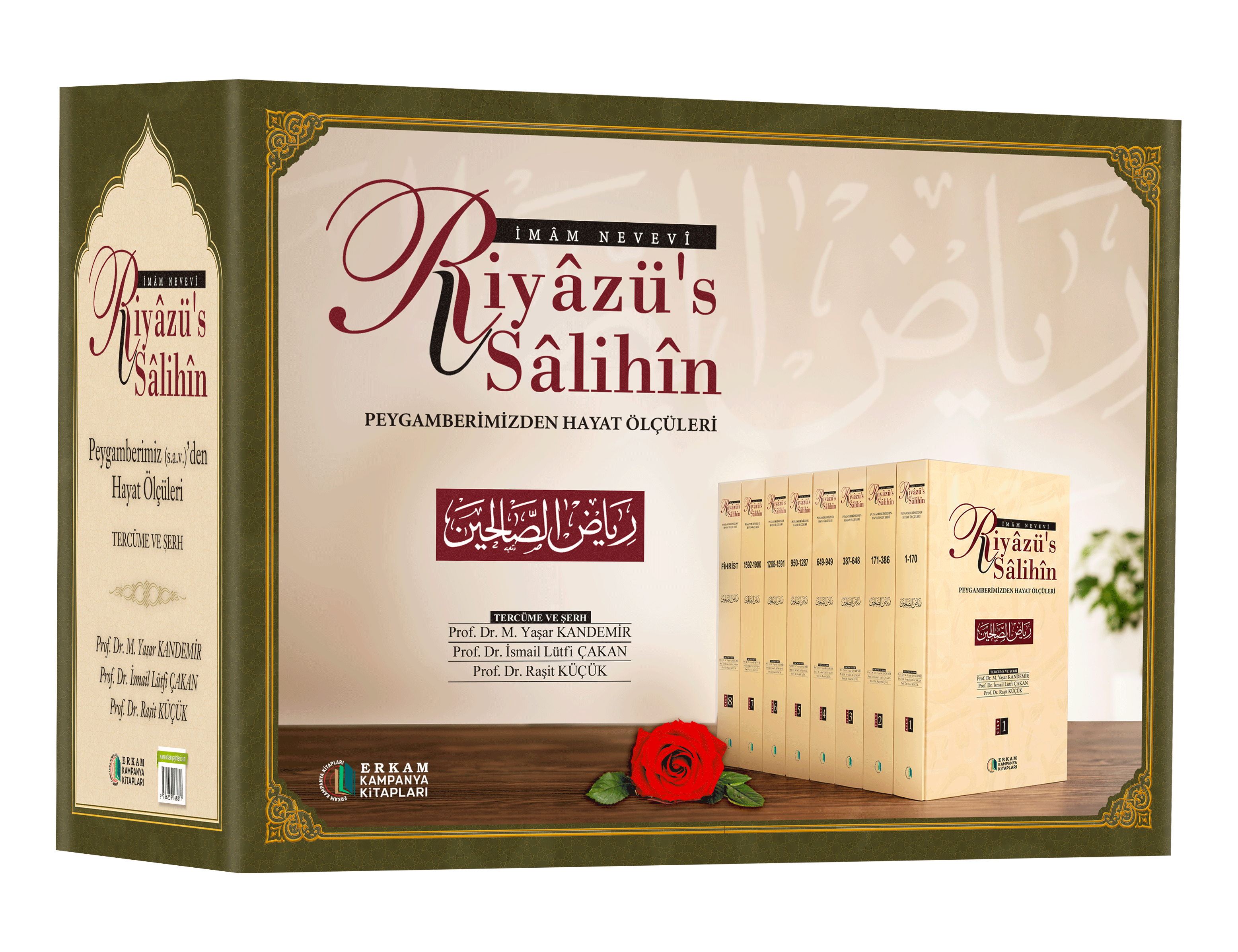 Riyazüs Salihin - Sempatik Boy Karton Kapak  - (8 cilt - 11 x 18 Ebat ) - İmam Nevevi-Riyazüs Salihin - Sempatik Boy Karton Kapak  - (8 cilt - 11 x 18 Ebat ) - İmam Nevevi - Kampanya Kitapları