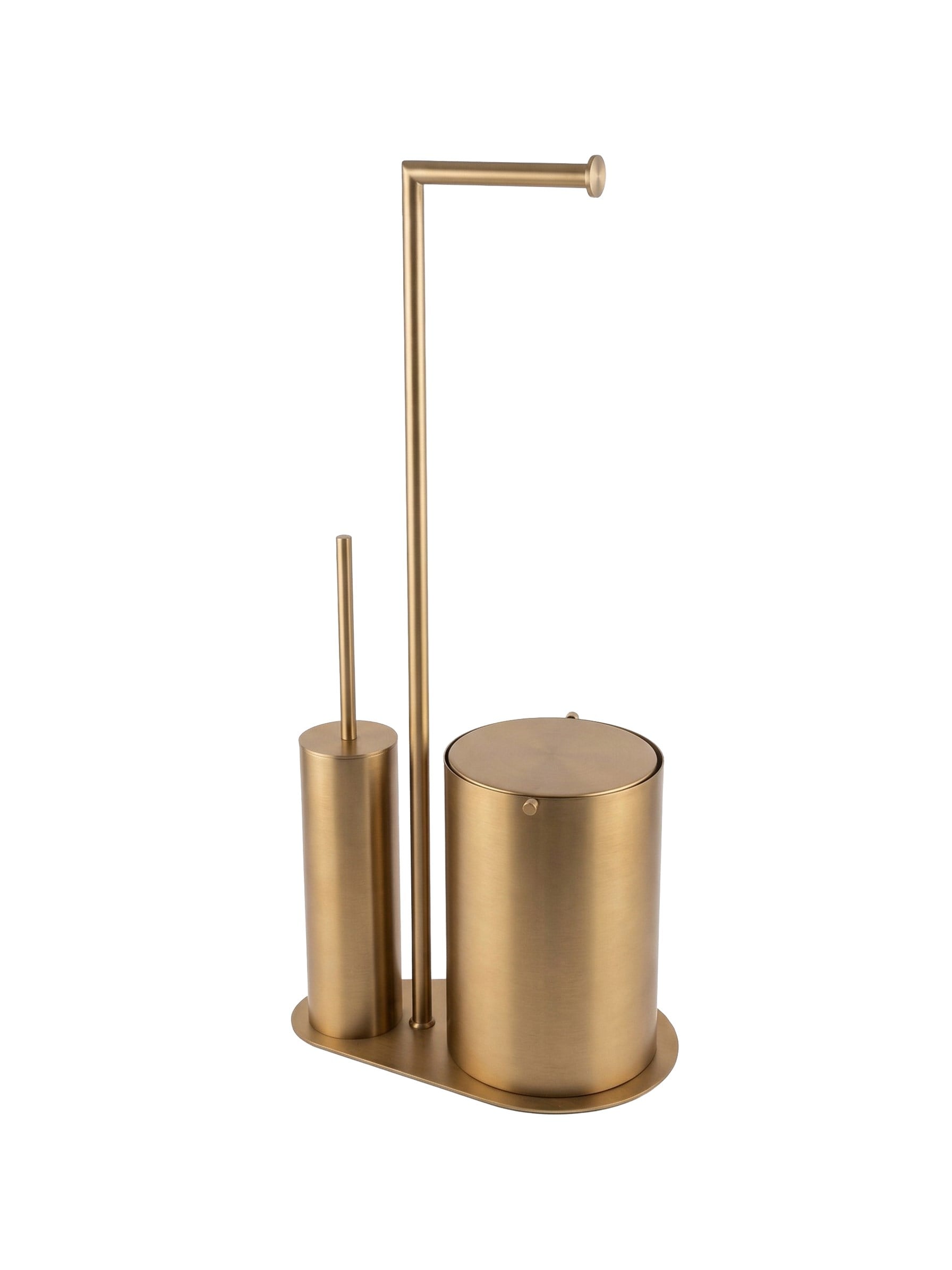  3'lü Hareketli Wc Set Altın Saten Renk 71x33x21 cm