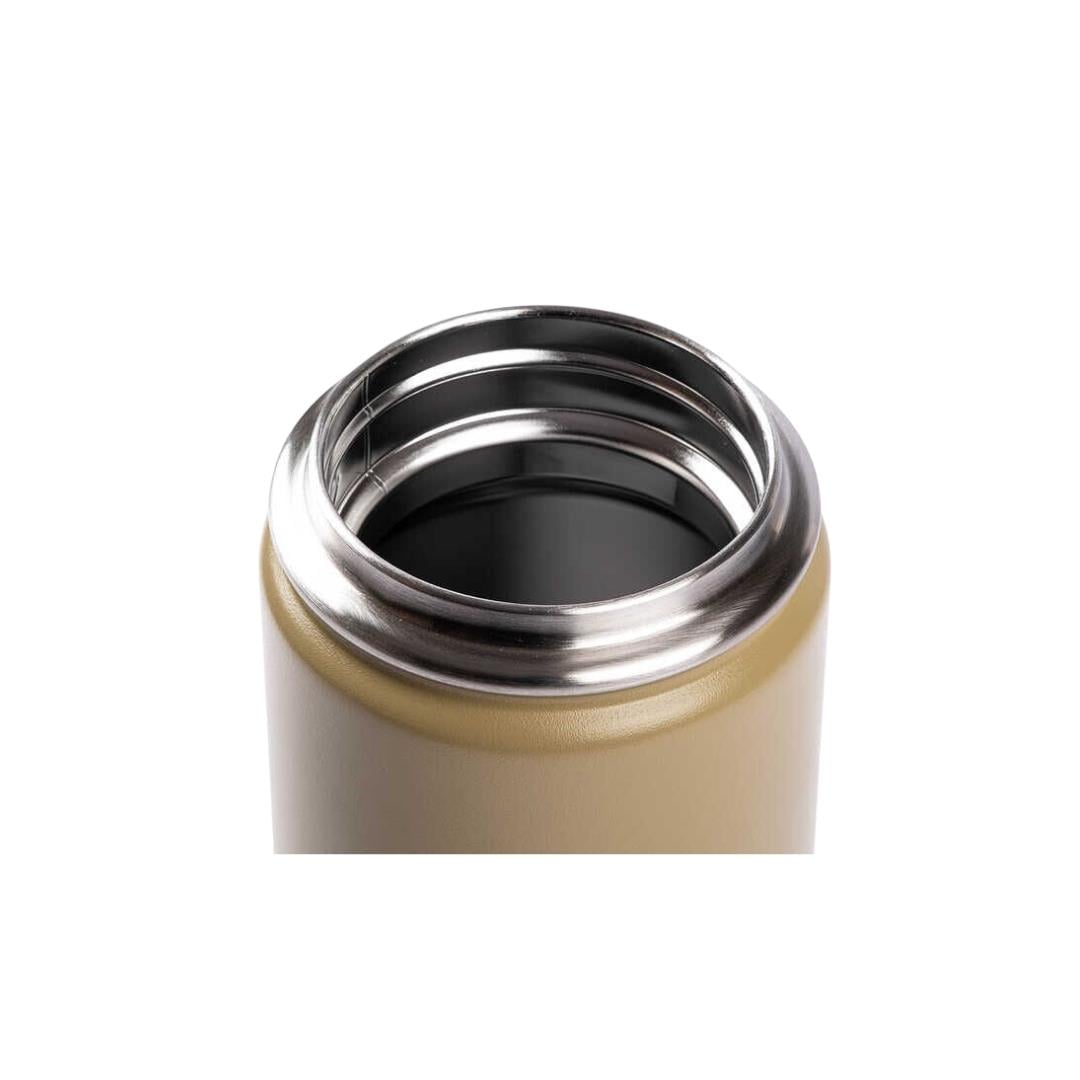 024-01-Haki Çift Katmanlı  Paslanmaz Çelik Termos Su Şişesi 500Ml