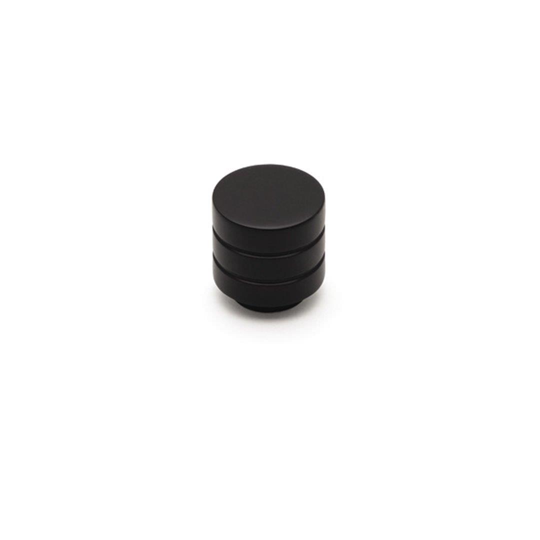 1474 Tek Delikli Düğme Kulp Siyah Renk Çap 26 mm