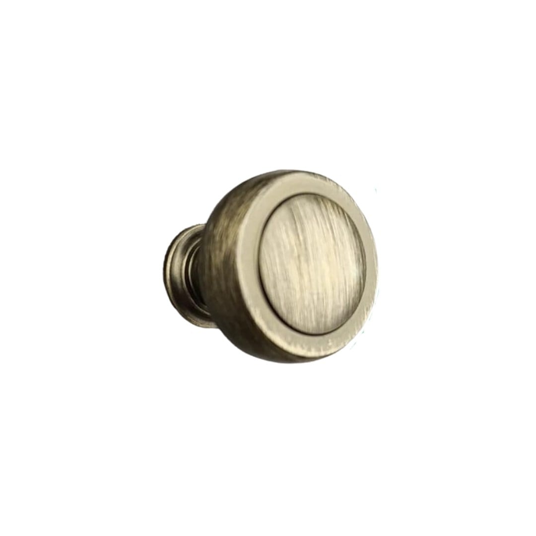 1915 Tek Delikli Düğme Kulp Antik Renk Çap 32 mm