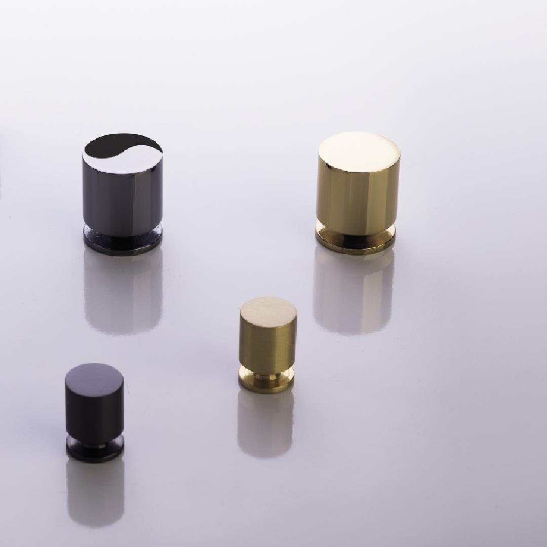 1956 Tek Delikli Düğme Kulp Saten Renk