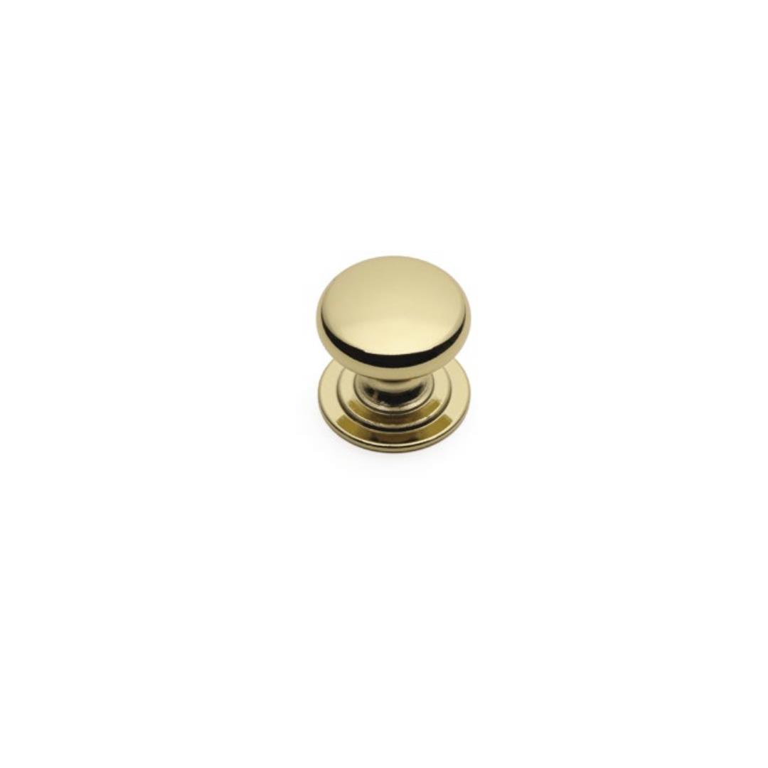 1959 Tek Delikli Düğme Kulp Altın Renk Çap 32 mm