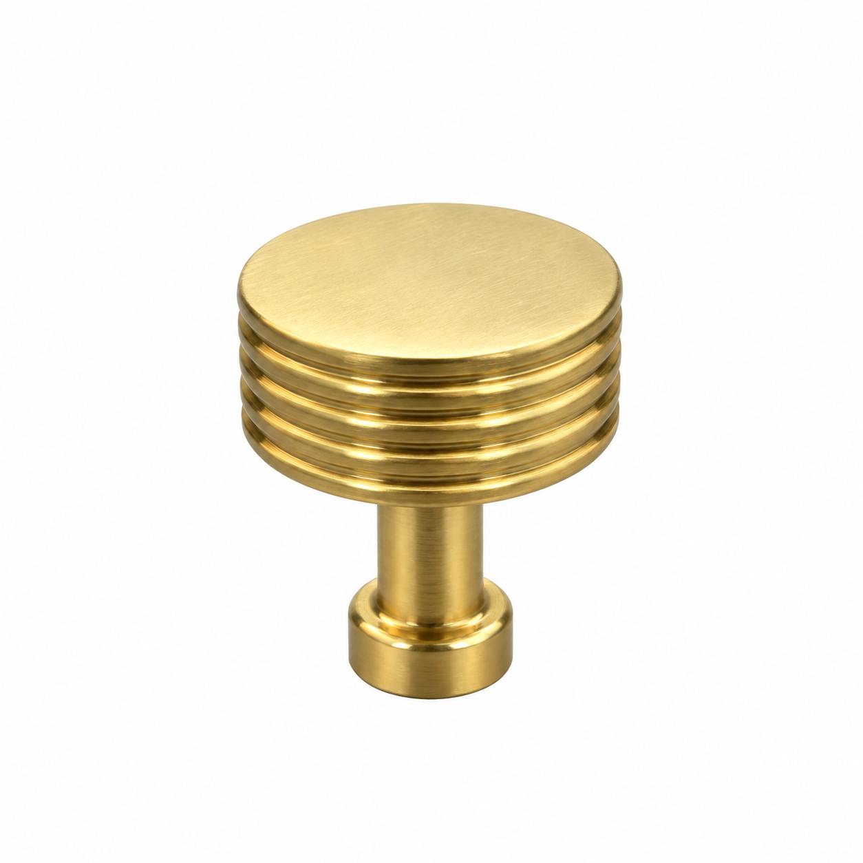 1979 Tek Delikli Düğme Kulp Altın Saten Renk Çap 26 mm