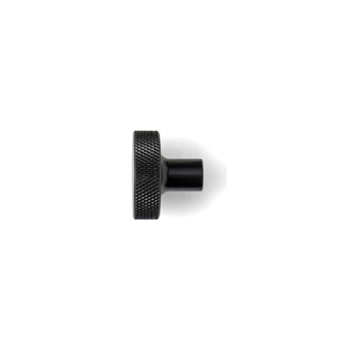 1980 Tek Delikli Düğme Kulp Siyah Renk Çap 32 mm