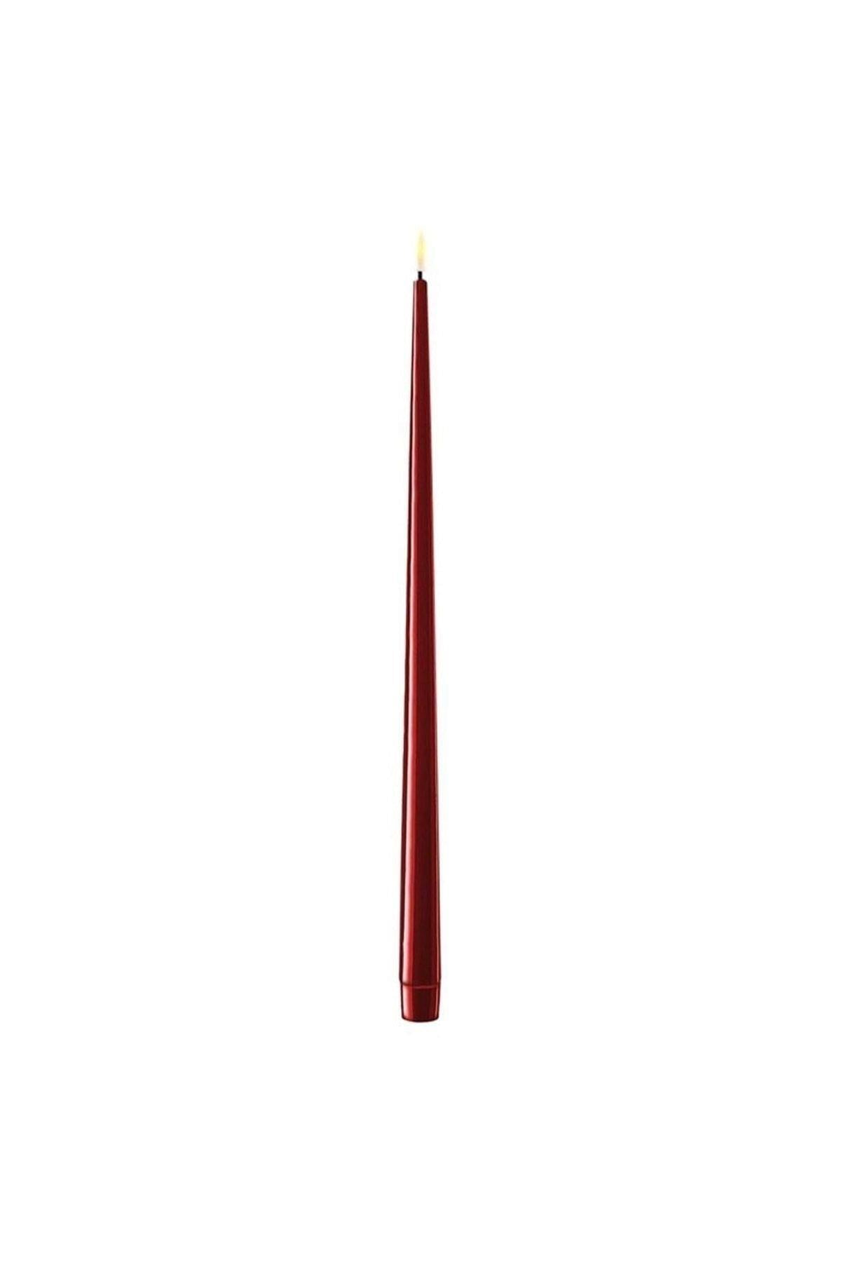 2Li Bordo Rengi Led Mum 38 Cm - De Rf-K-0010