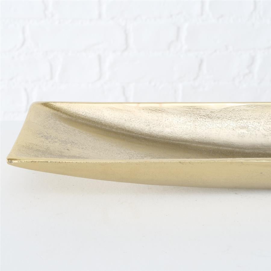 2Li Gold Dikdörtgen Dekoratif Kase 3Cm-5Cm Seti