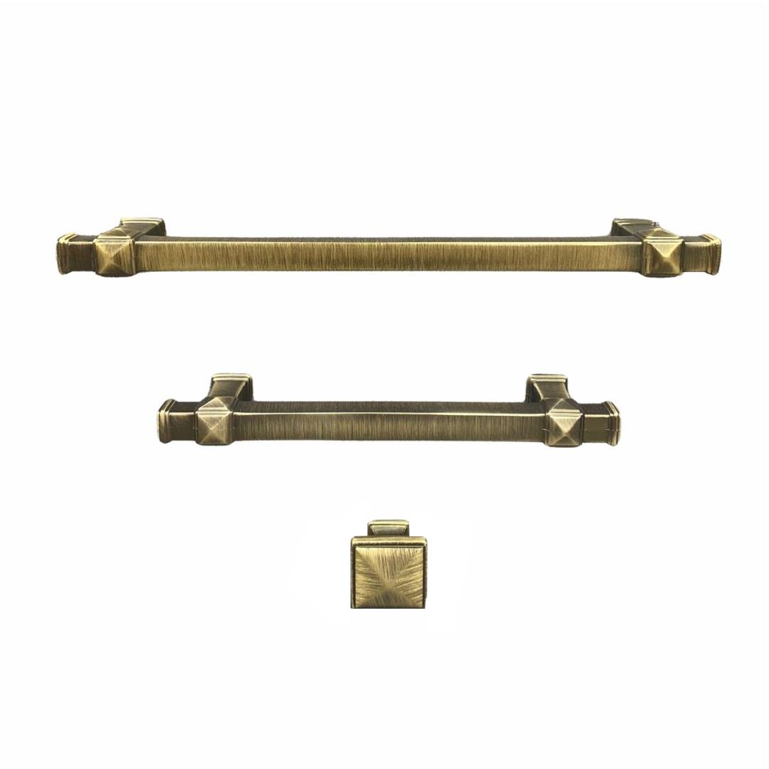 4222 Tek Delikli Düğme Kulp 08 Mm Antik Renk