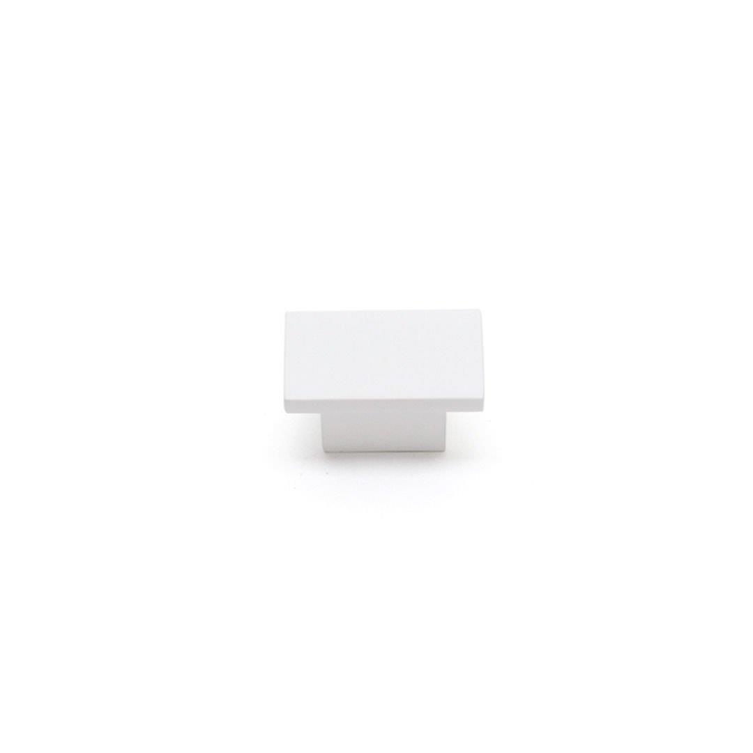 4335 Çift Delikli Kulp Beyaz Renk Çap 44 X 27 mm 