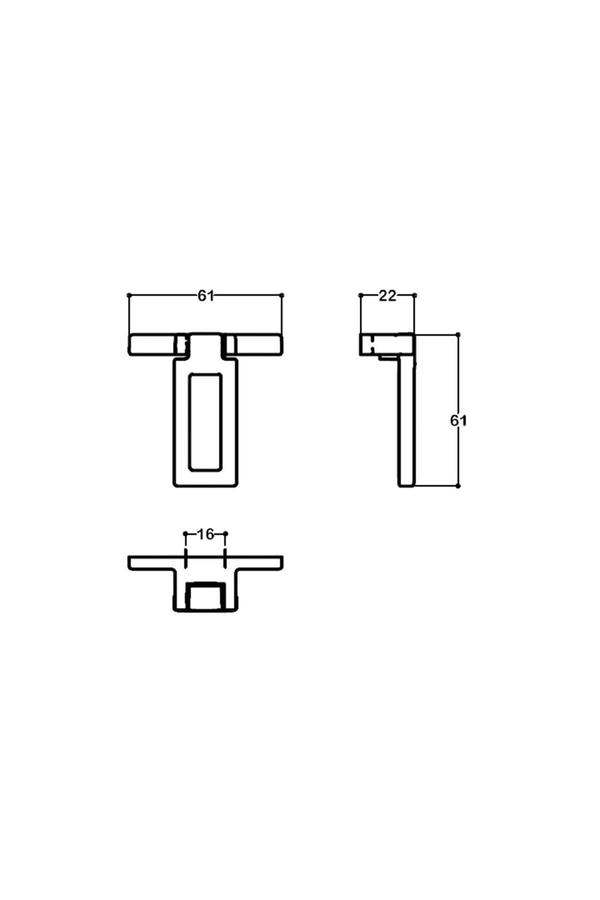4633 Sallantılı Kulp Kahverengi Çap 24 Mm 