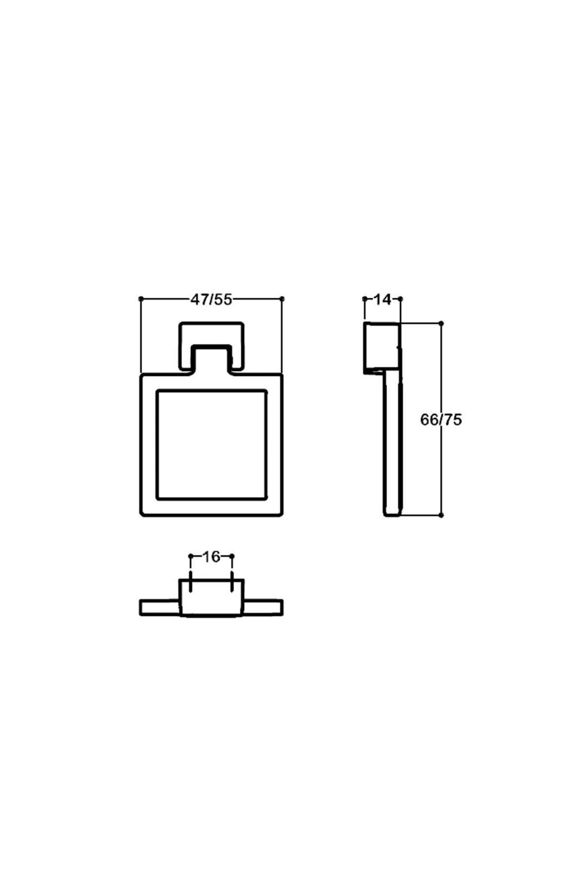 4636 Sallantılı Kulp Krom Renk Çap 47 Mm  