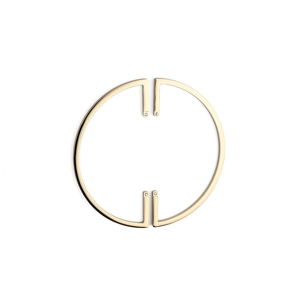 4700 Alt Taban Kulp Yarım Tek Adet - Altın Renk