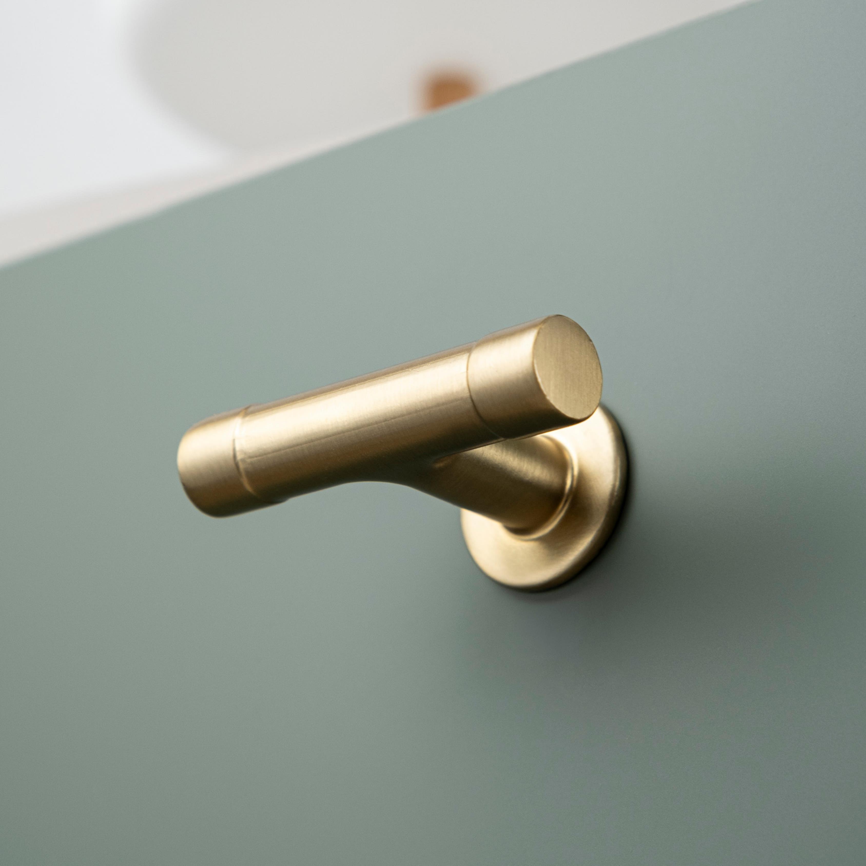 4710 Tek Delikli T Kulp Gold Renk Çap 55 mm