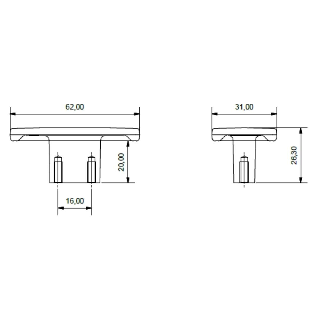 4802 Harmonique Kulp Antik Renk 6.2 cm