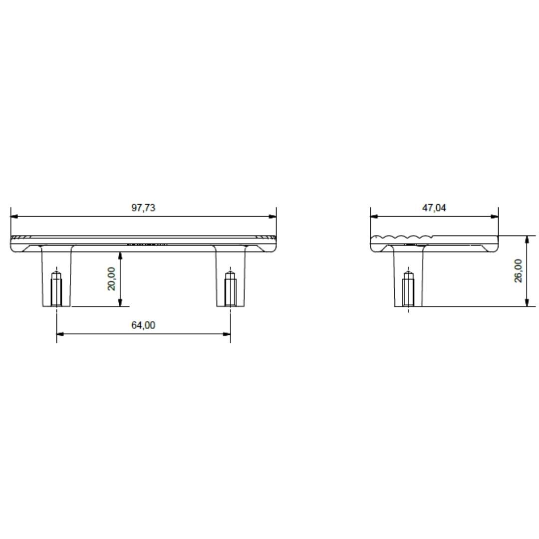 4827 Harmonique Kulp Antik Renk Tek Adet Yarım