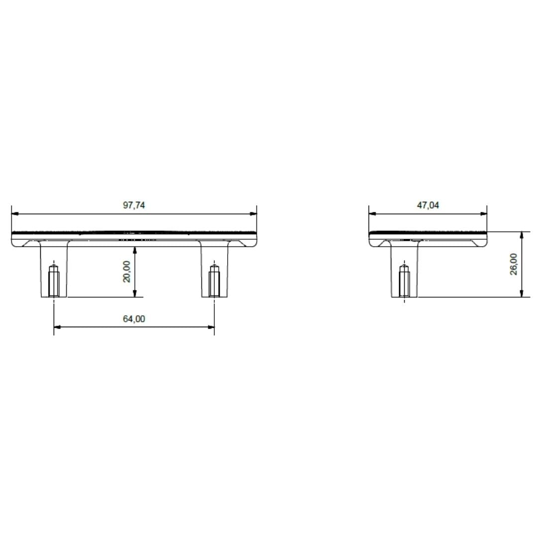 4829 Harmonique Kulp Antik Renk Tek Adet Yarım