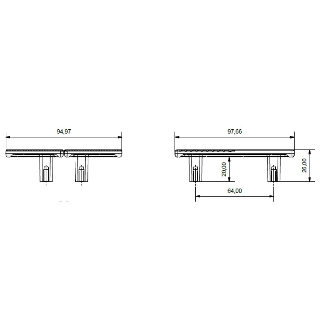 4850 Harmonique 2li Set Kulp Antik Renk