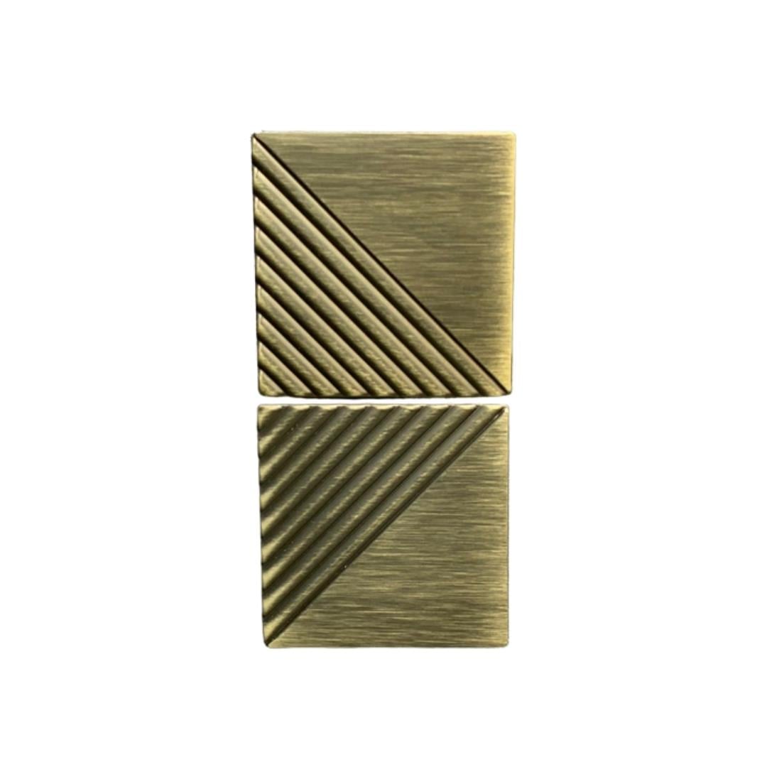 4855 Harmonique 2li Set Kulp Antik Renk 16 mm