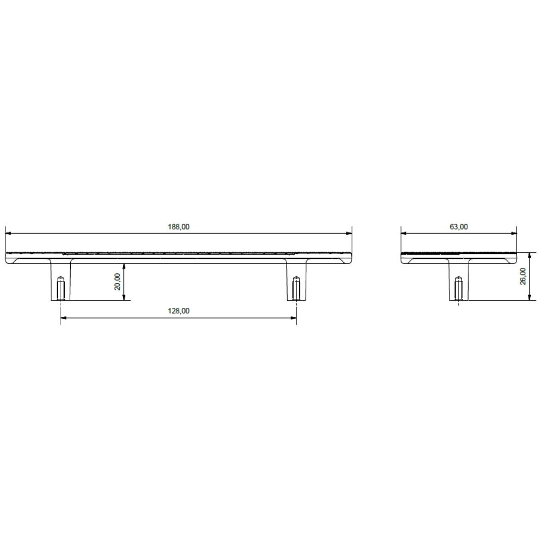 4878 Harmonique Kulp Siyah Renk Tek Adet Yarım