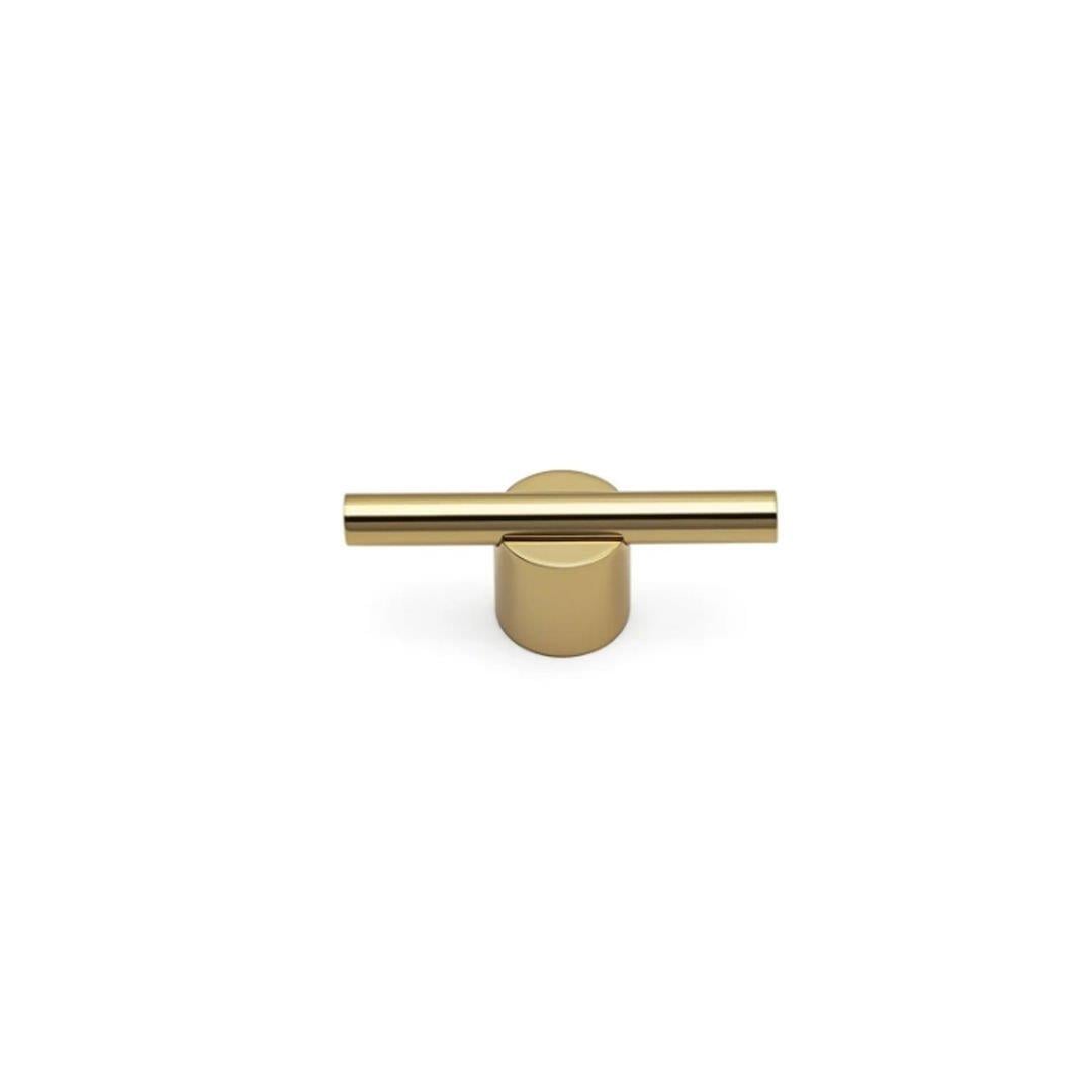 7415 Çift Delikli Kulp Altın Renk Çap 82 mm